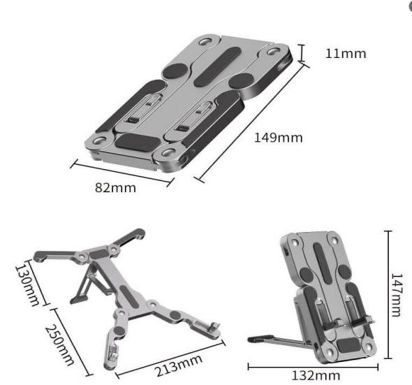 FlexStand Pro – Der 3-in-1 Universalständer für Smartphone, Tablet & Laptop Quality-Office-Products